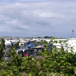 The camping arrangements at the steam fair