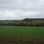 Heading back through muddy fields