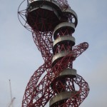 The orbit, an observation tower built as a lasting legacy of the  2012 Olympic and Paralympic Games 