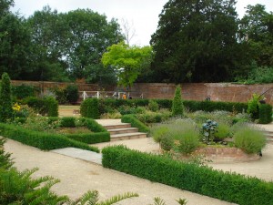 Garden at back of Dorney Court