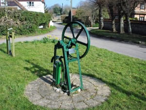 Restored water pump in Chilton