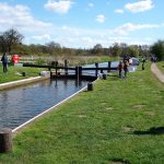 St Catherines Lock along the River Wey